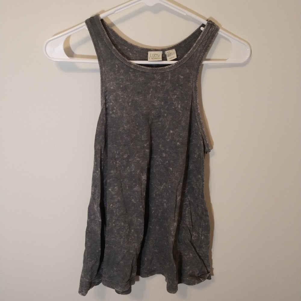Lucy & Laurel grey tank size small